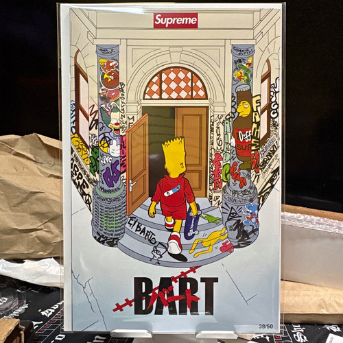 Poster supreme bart simpson - supreme,